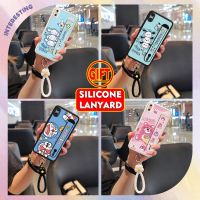 texture luxurious Phone Case For iphone XS max dustproof lovely Soft shell Wrist strap interest originality support