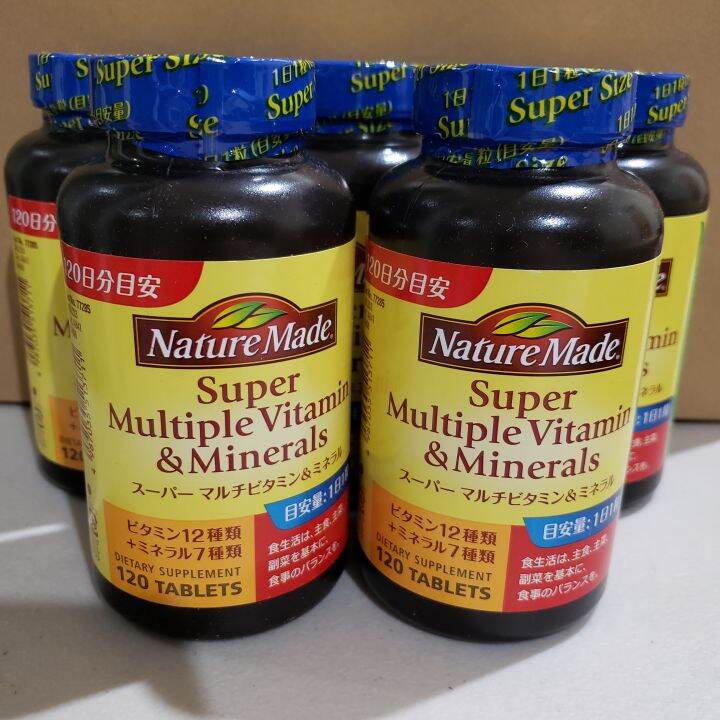 Nature Made Japan Super Multiple Vitamin & Minerals 120 tablets (120
