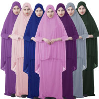 Formal Muslim Prayer Garment Sets Hijab Dress Abaya Afghanistan Islamic Clothing Namaz Long Prayer Hijab Moslim Jurken Abayas