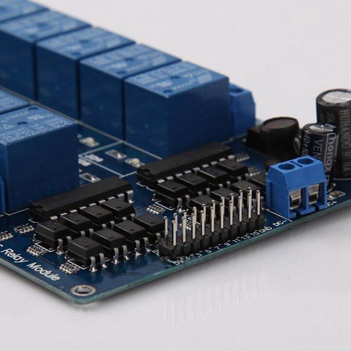 รีเลย์16ช่อง5v-12v-บอร์ดสำหรับ-arduino-pic-avr-mcu-dsp-แขน-plc-ควบคุม