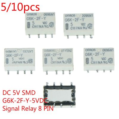 รีเลย์สัญญาณ G6k-2f-Y Dc 5V D 10ชิ้น/8pin สำหรับ Omron Relay การดรอปชิป