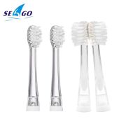 ☇☞ 4Pcs Replacement Brush Heads for Seago EK6/513/977/602 Child Sonic Electric Toothbrush 0-12 Years Old Soft Dupont Brush Refills