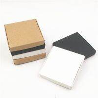 24Pcs/Lot 2 Size Classical Blank DIY Retro Style Paper Cardboard Cuboid Box For Handmade Soap Towel Mini Pizza Cake Pack Boxes