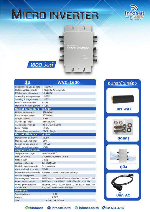 infosat-micro-inverter-1600w-ไมโครอินเวอร์เตอร์-รุ่น-wvc-1600w