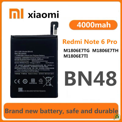 ต้นฉบับ แบตเตอรี่ สำหรับ xiaomi Redmi note6 pro Model:BN48 แบต xiao mi battery Redmi note 6 pro ข้าวแดง โทรศัพท์ แบต