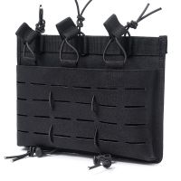 Tactical Triple Molle Magazine Pouch Military Vest Accessories Bag Open-Top Cartridge Pouch Hunting Paintball Equipment