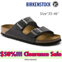 Birkenstock* รองเท้าแตะชายหาดสไตล์โบฮีเมียนรองเท้าฤดูร้อนผู้ชาย &amp; ผู้หญิงแบนนุ่มรองเท้าแตะส้นหนารองเท้าแตะลำลองแบบสบายๆ