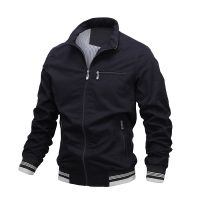 Men Cotton Jacket Autumn Winter Fashion Outdoor Men Coats Casual Zipper Coats Personality Racing Windbreaker Warm Mens Clothes