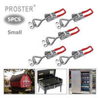 Proster 5ชิ้นประตูคณะรัฐมนตรีกล่องก้านจับโลหะผสมสังกะสีแบบพกพาสลับจับสลักหนีบล็อคกลอนขนาดกลาง91มิลลิเมตร