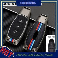 โครงเปลือกนอกเคส Kunci Remote Mobil XSD TPU สำหรับ Ford Fiesta Focus 3 4 Mondeo โฟกัสรถสปอร์ต Ecosport Kuga ST อุปกรณ์เสริม