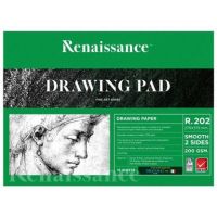 สมุดวาดเขียนRenaissance R202 ความหนา 200แกรม (ผิวเรียบ ) ขนาด 275 × 375 มม.