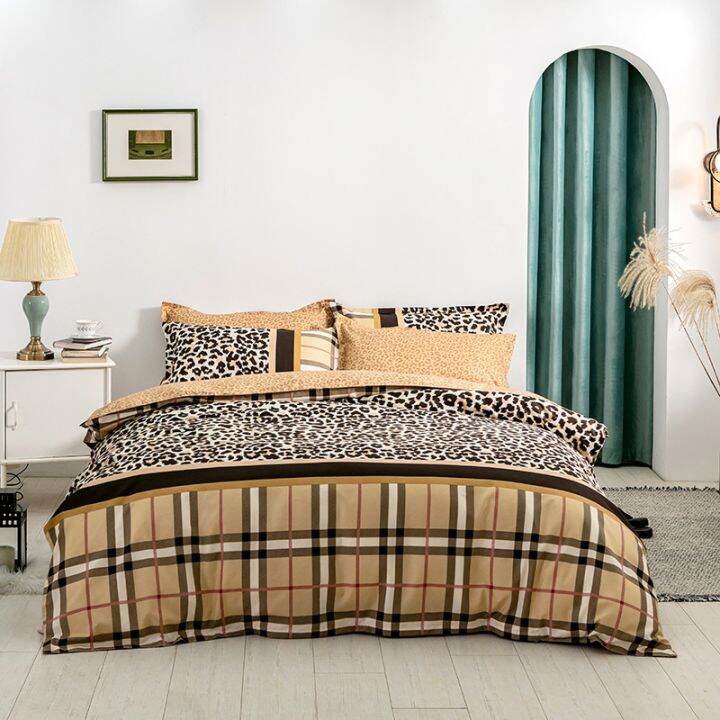 luxury-leopard-lattice-print-home-bedding-sets-duvet-cover-bed-linen-pillowcase-flat-sheet-king-queen-full-twin-4pcs