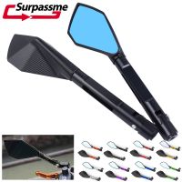 Adjustable Motorcycle Handlebar Rearview Mirror CNC Aluminum Alloy Electric Scooters Rear View Mirror Side Mirrors Accessories Mirrors