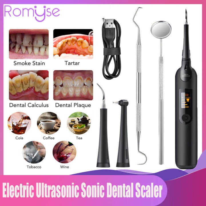 Romyse USB Charging Ultrasonic Electric Sonic Dental Scaler With LED