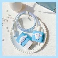 Apple 12 Data Cable Case 11pro20w Mobile Phone Charger Soft Silicone Sheath Winding Rope Cinnamoroll Babycinnamoroll