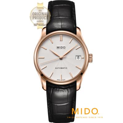 MIDO Belluna II Automatic Ladies Watch สายหนัง รุ่น M024.207.36.031.00 - Rosegold