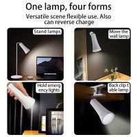 LED Table Lamp For Study Eye Protection USB Touch Dimming Reading LED Night Light Flashlight Bedroom Bedside Decor Desk Lamps