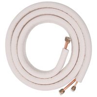 3Meter Air Conditioner Pair Coil Tube 1/4In 3/8In Insulated Aluminum Line Wire Set Air Conditioner Parts Refrigerant Tube Air Conditioning Parts Refrigerant Pipes