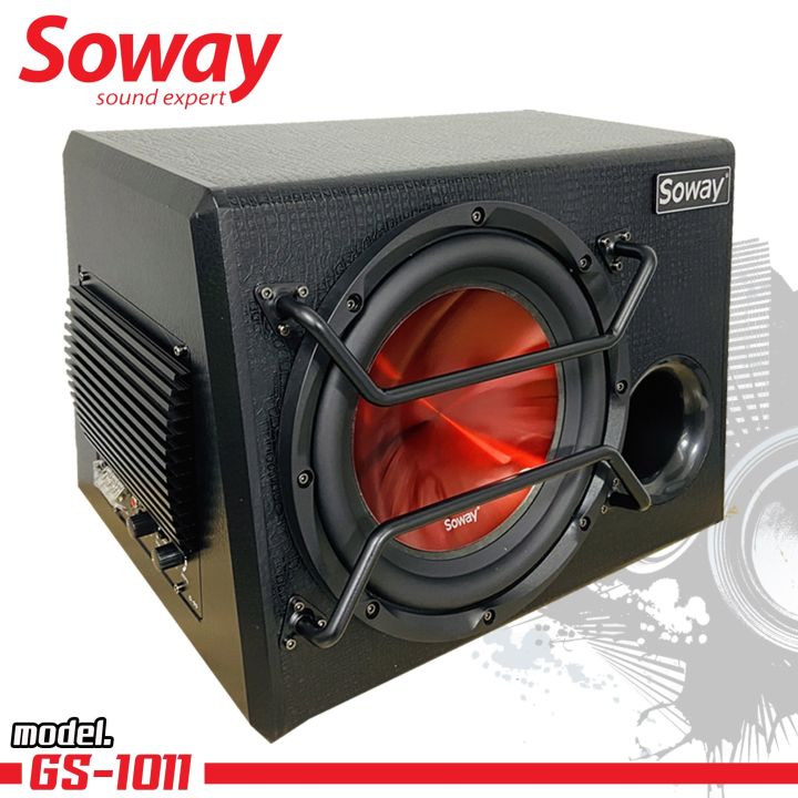 ตู้ซับสำเร็จรูป-มีเพาเวอร์แอมป์ในตัว-10นิ้ว-soway-รุ่นgs1011-ตู้ลำโพงซับเบสที่มาพร้อมดอกลำโพงซับเบสในตัว-พร้อมแอมป์ในตัว-กำลังขับ-800วัตต์