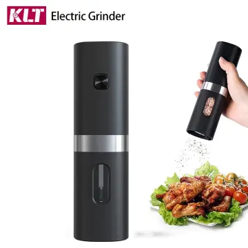 Electric Automatic Mill Pepper and Salt Grinder LED Light Peper