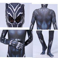 Anime Superhero Black Kids Panther Men Boys Adult Jumpsuits Children Panther Cosplay Halloween Costume Bodysuits Dress Up New