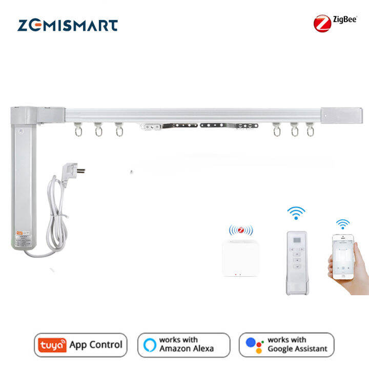 Zemismart Smart Automatic Curtain System Tuya Zigbee Electric Sliding