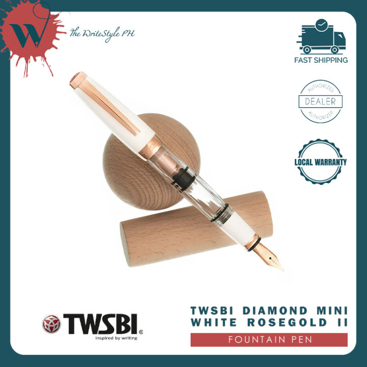 TWSBI Diamond 580 White RoseGold II Fountain Pen