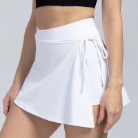 【CW】 VITALINOVO Tennis Skirt for with Pockets Side Slit Waisted Athletic Skorts Skirts Workout