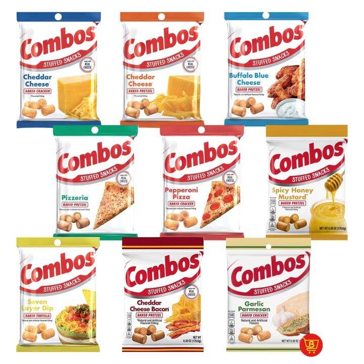 COMBOS Stuffed Snacks 178.6g (Different Flavors Available) Lazada PH