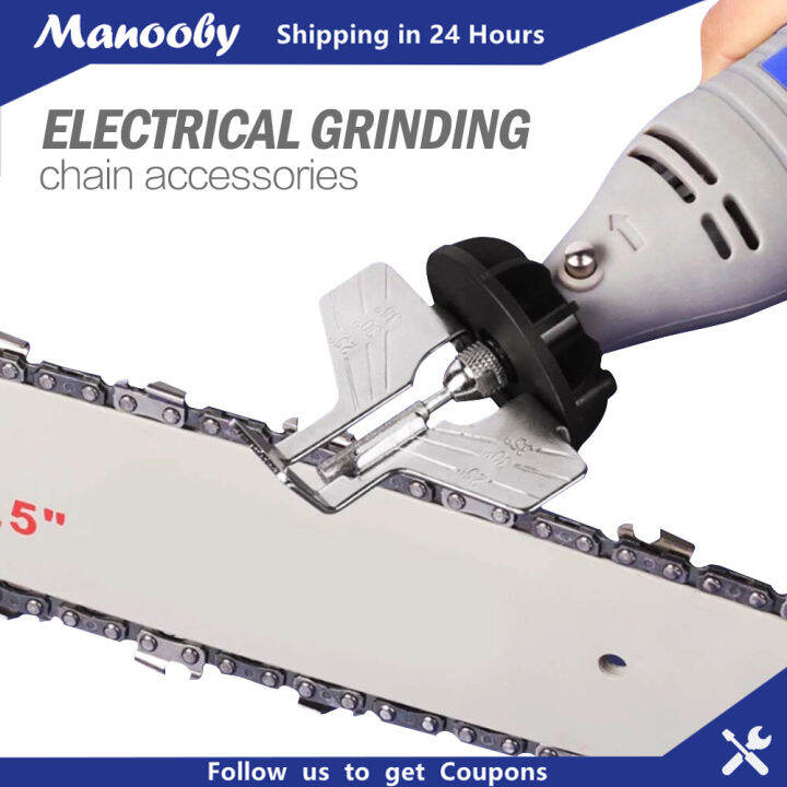 Manooby Chainsaw Sharpening Kit Electric Grinder Sharpening Polishing