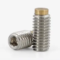 304 Stainless Steel Brass Head Machine Meter Copper Head Sericin Head Plunger Machine Meter Buffer Screw M6 M8 M10 M12