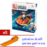 ND THAILAND  ของเล่นเด็กชุดตัวต่อเลโก้ดับเพลิง Sluban FIRE 86 PCS B0622B