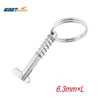 6.3mm BSET MATEL Marine Grade 316 Stainless Steel Quick Release Pin for Boat Bimini Top Deck Hinge Marine hardware Boat Accessories