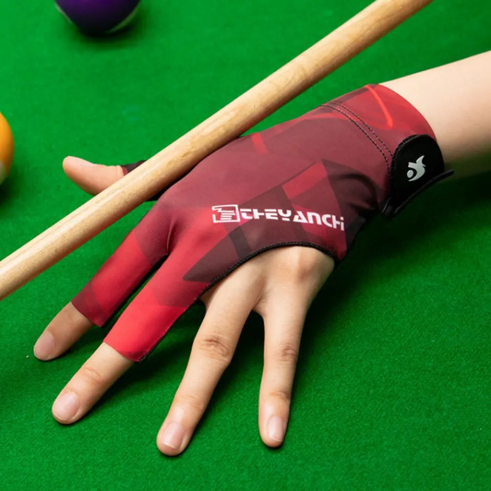 Billiard Gloves Left Hand 3 Finger Glove High Elasticity Snooker