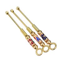 Pure Copper Ear Pick Earpicks Earwax Cleaning Tools Removal Supplies Spoons Spiral Design