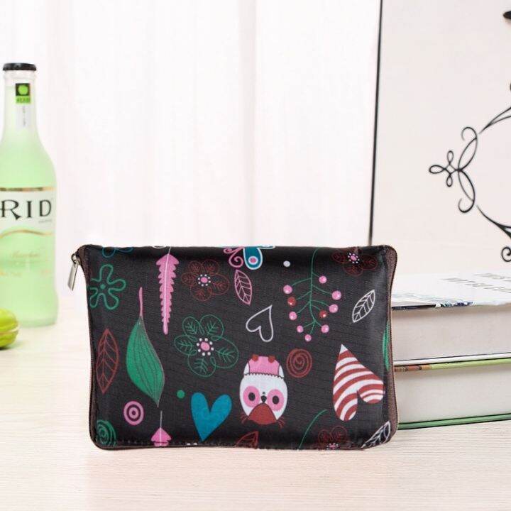 new-arrival-wallet-folding-shopping-bag-waterproof-fabric-with-floral-print-ideal-for-supermarket-shopping