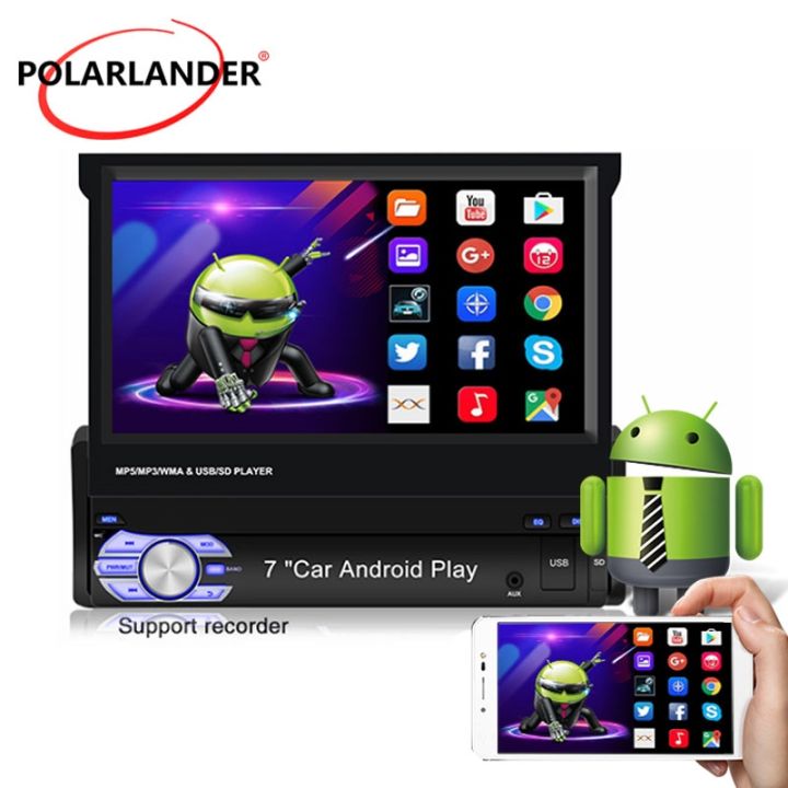 1din-mp5-player-1-16g-mirror-link-bluetooth-gps-navigation-retractable-carplay-for-android-ios-device-manual-screen-android-8-1