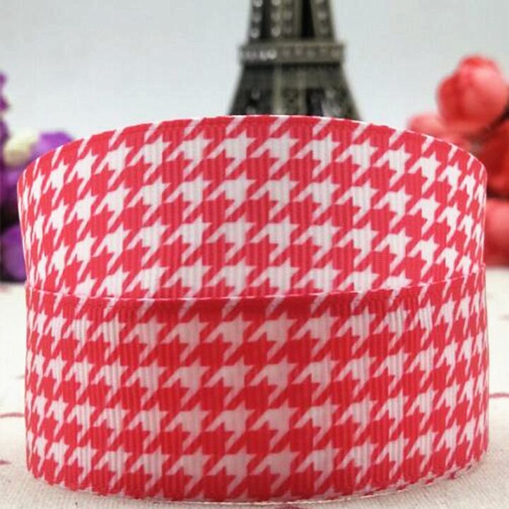 cc-delivery-of-25mm-black-and-white-checked-cartoon-grosgrain-ribbon-hand-hair-bow-new-year-decoration-10-yards