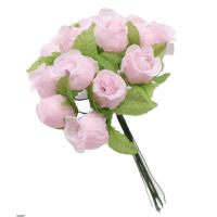 【YF】❉  1 Bouquet Artificial 12 Heads fake Wedding Decoration