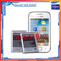 ของแท้ Samsung Galaxy Ace Duos แบตเตอรี่เดิม GT-S5830i รุ่นแบตเตอรี่: EB494358VU (1500mAh)