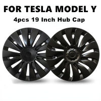 สำหรับ Tesla รุ่น Y 19นิ้ว4PCS Hub Cap Performance เปลี่ยนล้อหมวกรถยนต์ Hubcap ขอบเต็มอุปกรณ์เสริม2022 2023