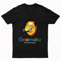 COD  เสื้อยืดคอกลมสกรีน GooMaiRu กูไม่รู้ T-shirtโลโก้สีสด ผ้า cotton100 แดง เหลือง ขาว ดำ เก็บปลายทาง ถูกที่สุด