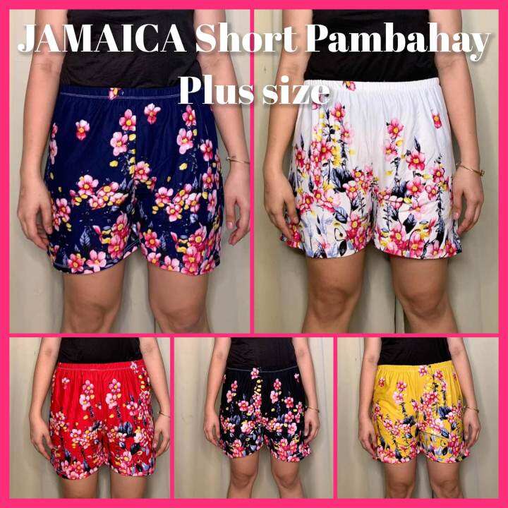 JAMAICA Shorts Pambahay Plus size Lazada PH