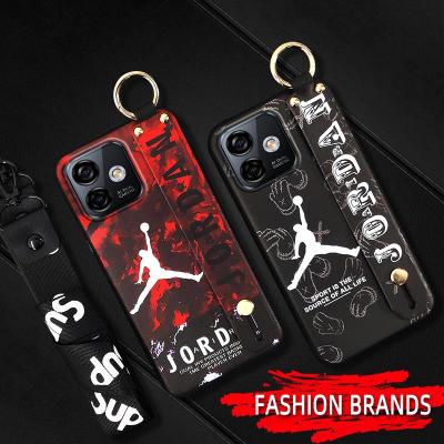 trendy Dirt-resistant Phone Case For Ulefone Note16 Pro Phone Holder Lanyard Cool Silicone protective Soft case Durable