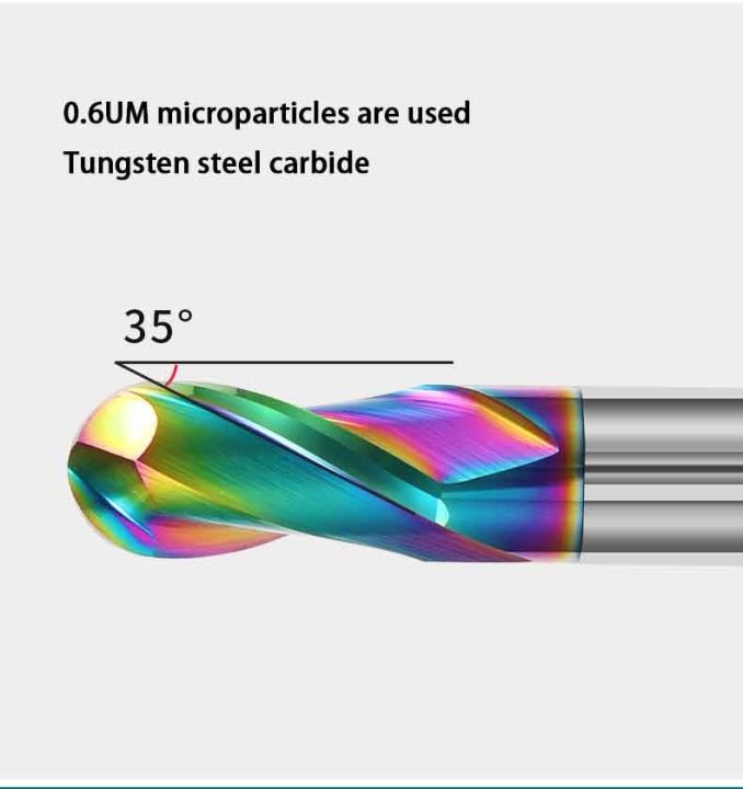 เครื่องตัดบอลอลูมิเนียม-hrc55-2-ขลุ่ย-dlc-เครื่องตัดลูกคาร์ไบด์อลูมิไนซ์-cnc-กัดอลูมิเนียมทองแดงและเครื่องมืออะคริลิค