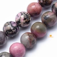 1 Strand Rhodonite Beads Strands Round 8mm Hole: 1mm about 47pcs/strand 15.3 inch(39cm)