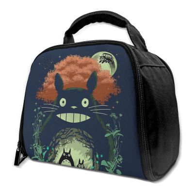 NOISYDESIGNS Anime Thermo Lunch Bag Waterproof Cooler Bag Totoro Print Insulated Lunch Box Thermal Picnic Bag For Kid