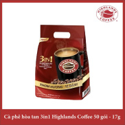 Cà phê hòa tan 3in1 Highlands Coffee 50 gói - 17g