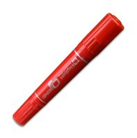 ปากกาเคมี 2 หัว ตราช้าง สีแดง 1 โหล มี 12ชิ้น : 28851907200637