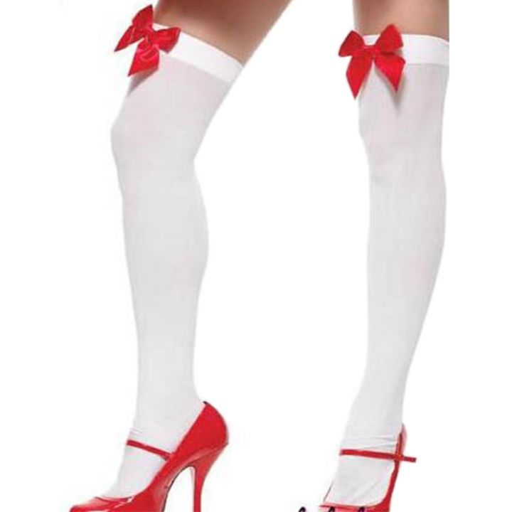 yf-new-stocking-woman-socks-bow-silk-stockings-maid-costumes-over-knee-thigh-garter-apparel